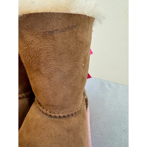 UGG Bailey Bow II Water Resistant Genuine Shearling Boot Toddler Size 9 - Picture 5 of 5